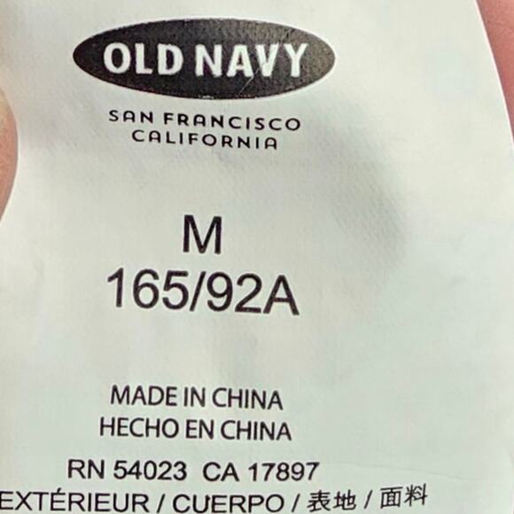 Old Navy Black & White Patterned Blazer-Style One-Button Women’s Coat Size M - Picture 5 of 7